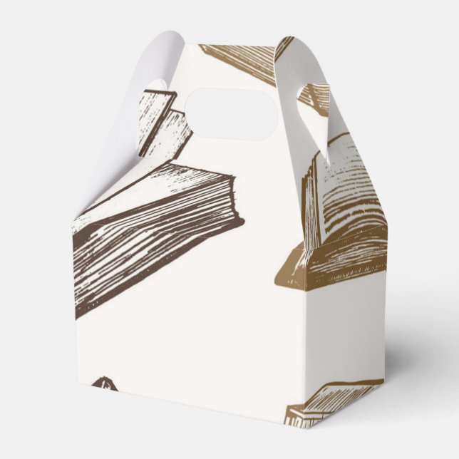 Book pattern favor box (Front Side)
