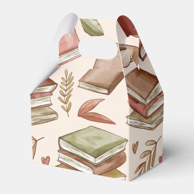 Book pattern favor box (Front Side)