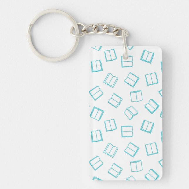 Book pattern keychain (Front)