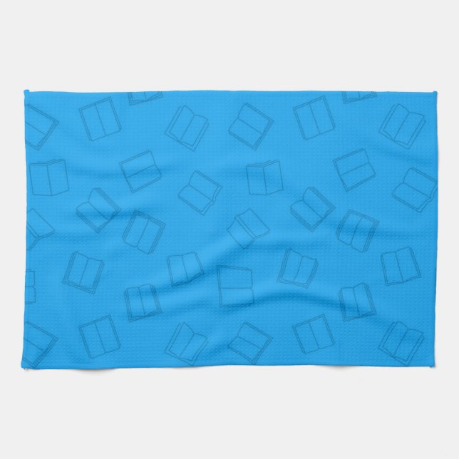 Book pattern kitchen towel (Horizontal)