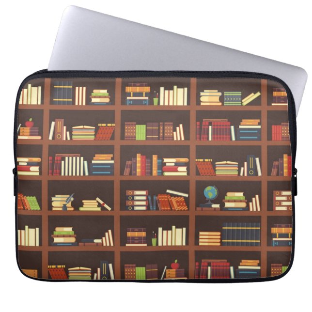 Book pattern laptop sleeve (Front)