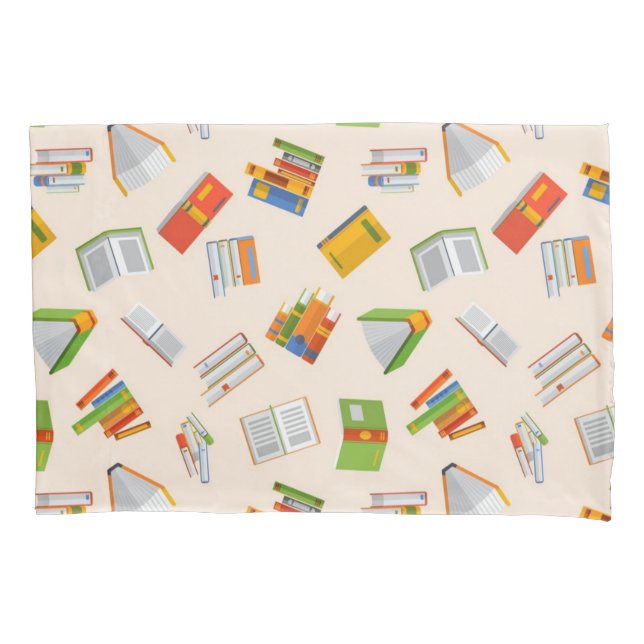 Book pattern pillowcase (Front)