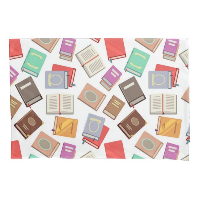Book pattern pillowcase (Front)