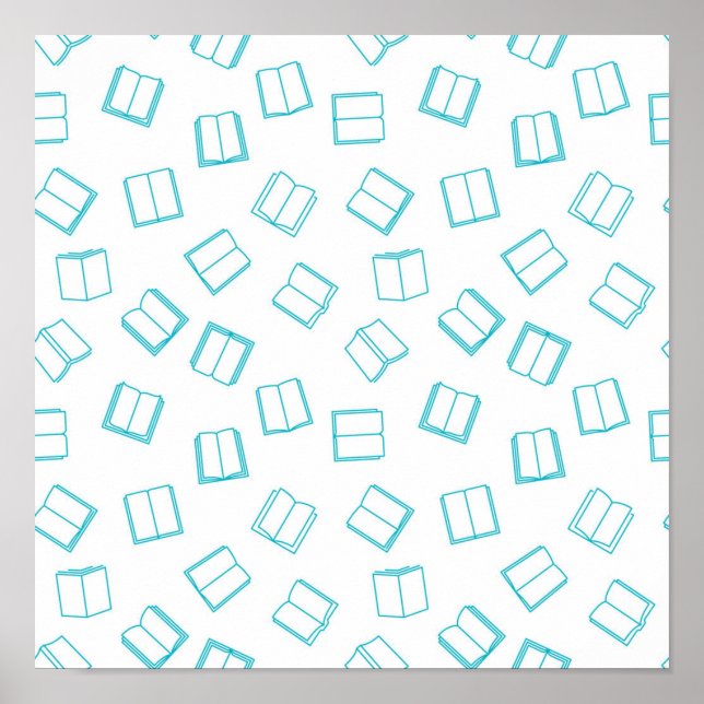 Book pattern poster (Front)