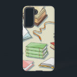 Book pattern samsung galaxy case<br><div class="desc">For true lovers of books</div>