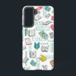 Book pattern samsung galaxy case<br><div class="desc">For true lovers of books</div>