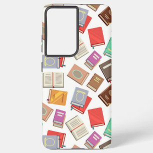 Book pattern samsung galaxy case