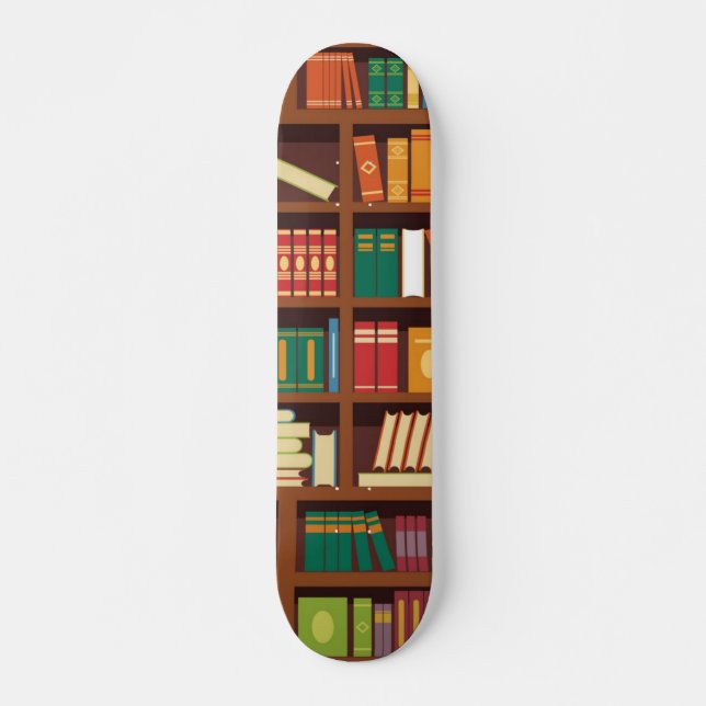 Book pattern skateboard (Front)