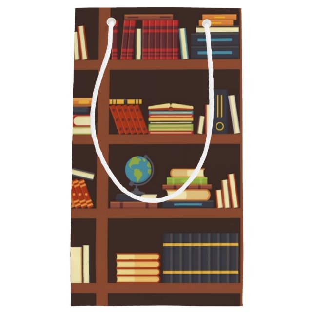 Book pattern small gift bag (Front)