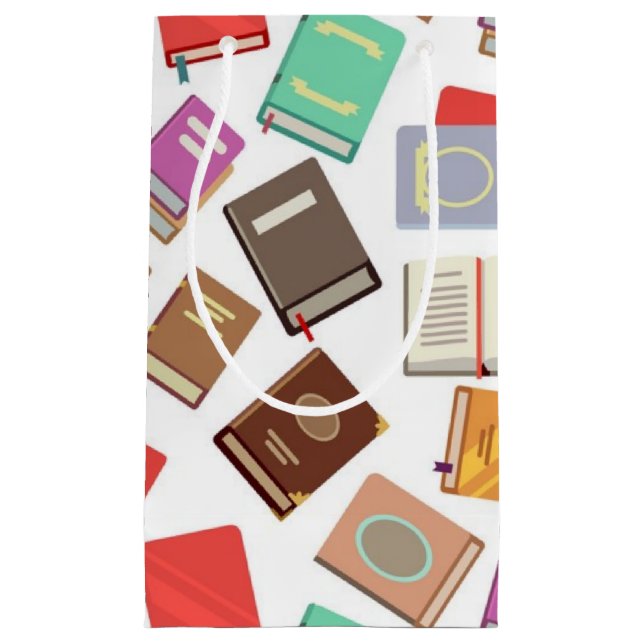 Book pattern small gift bag (Front)