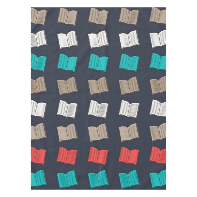 Book pattern tablecloth (Front)