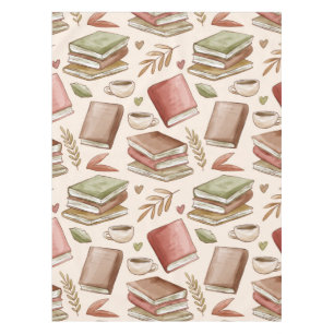 Book pattern tablecloth