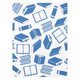 Book pattern tablecloth