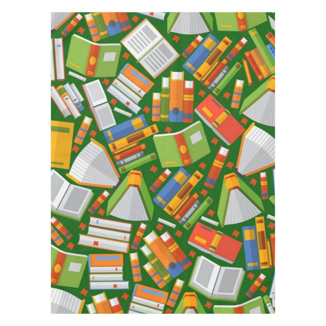 Book pattern tablecloth (Front)