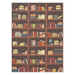 Book pattern tablecloth