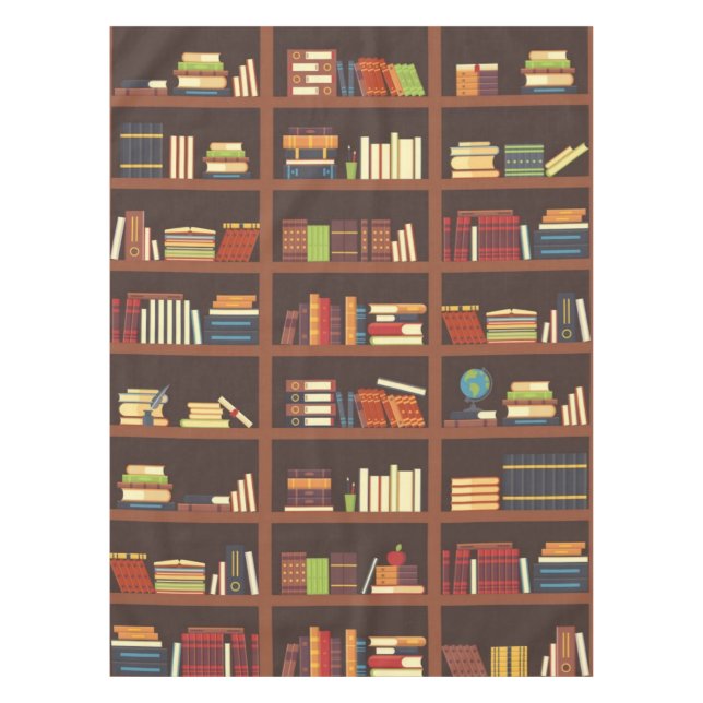 Book pattern tablecloth (Front)