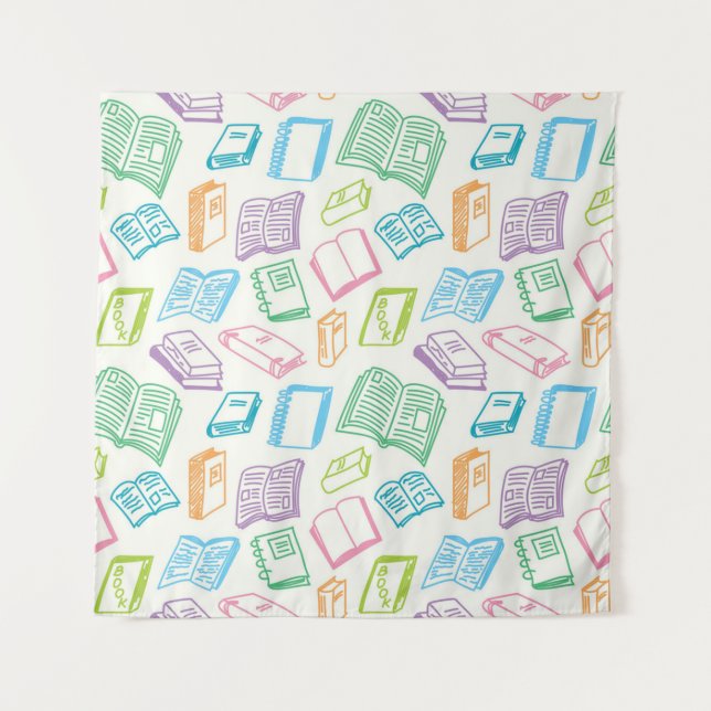 Book pattern tapestry (Front)