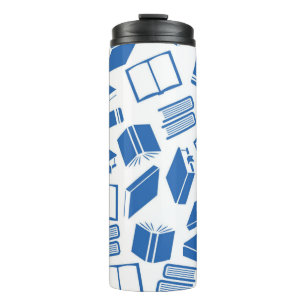 Book pattern thermal tumbler