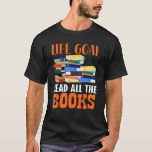 Book  Quote Bookworm Pun Book Reading Text Design T-Shirt