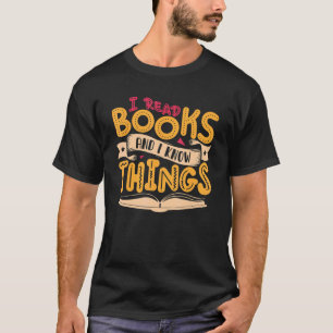 Book  Quote Librarian Pun Book Reading Text Design T-Shirt