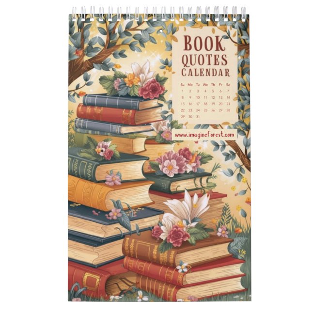 Book Quotes Calendar | Inspirational Calendars (Cover)