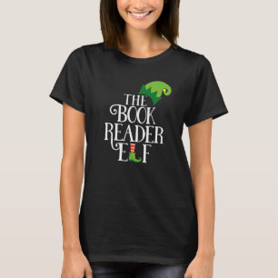 Book Reader Elf Matching Family Group Christmas Pa T-Shirt