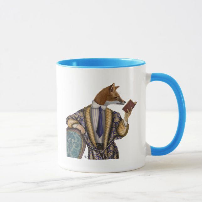 Book Reader Fox Mug (Right)