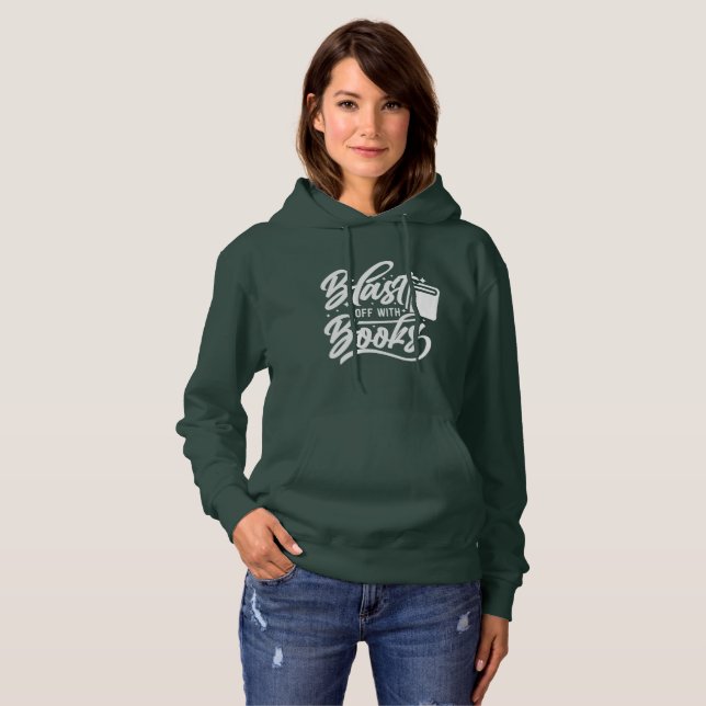 Book Reading Hoodie (Front Full)