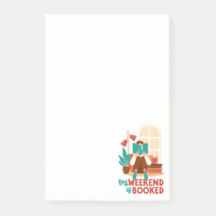 Book Reading Lovers Weekend Post-it Notes