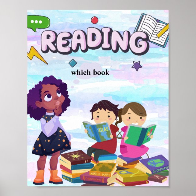 Book Reading Poster (Front)