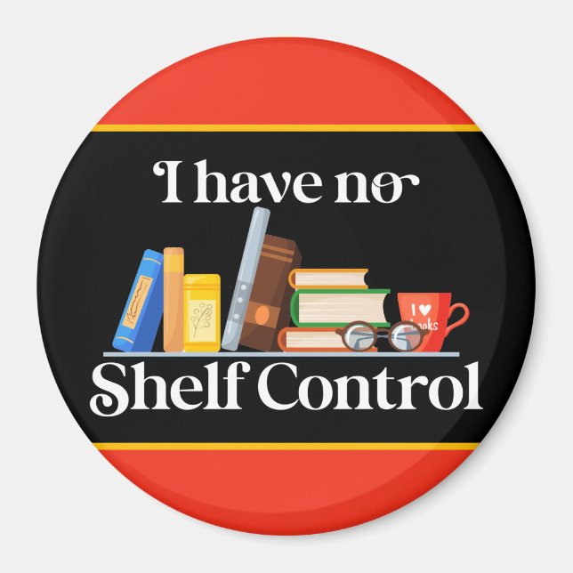 Book Reading Pun Magnet (Front)