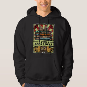 Book Reading Tarot Cards Fortune Bookworm Book Hoodie