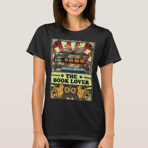 Book Reading Tarot Cards Fortune Bookworm Book T-Shirt