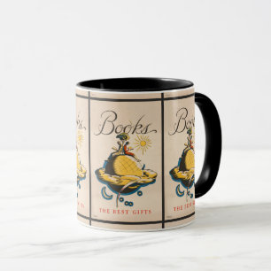 Book Reading Vintage Mug