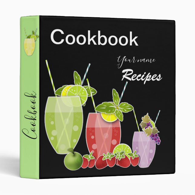 Book recipes binder (Front/Spine)