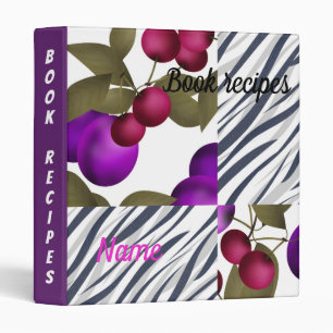 Book recipes binder