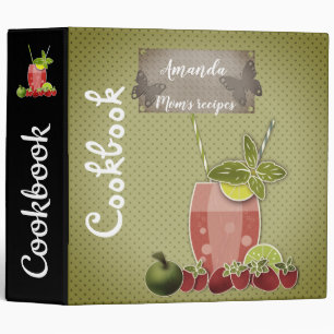 Book recipes, cookbook binder