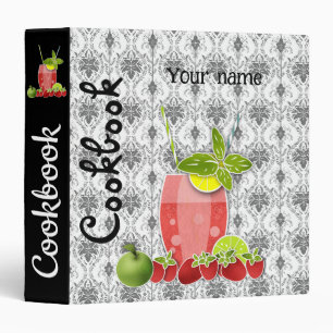 Book recipes, cookbook binder
