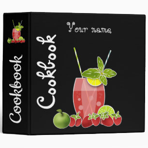 Book recipes, cookbook binder