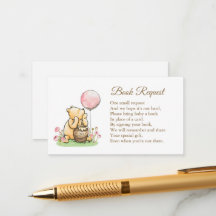 Book Request Classic Baby Shower Neutral