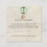 Book Request | Hot Air Balloon Baby Shower Insert