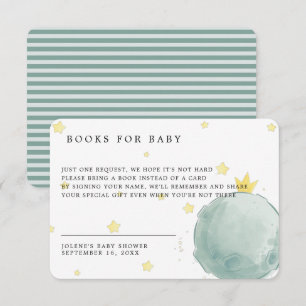 Book Request   Le Petit Prince Baby Shower Enclosure Card