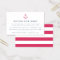 Book Request | Nautical Baby Shower Insert Card