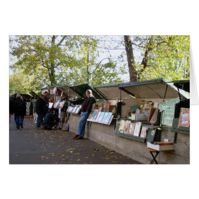 Book Sellers Along the Seine (Front Horizontal)