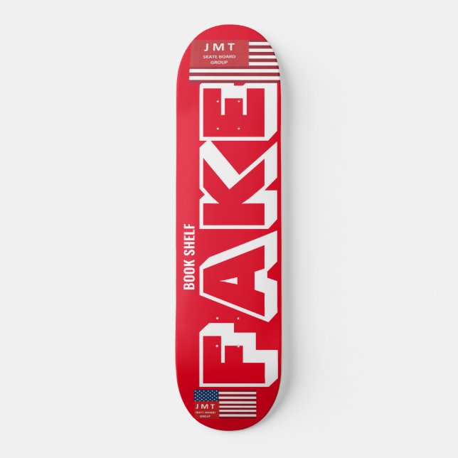 BOOK SHELF FAKE Skateboard (Front)