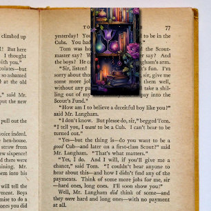 Book Shelves Folding Bookmarks Bookmarkers Business Card