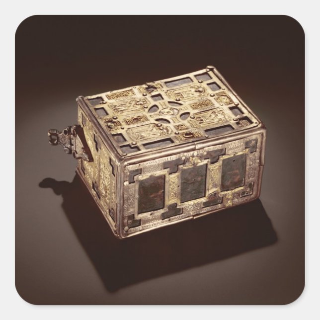Book-Shrine or Cumdach of Molaise, c.1001-25 Square Sticker (Front)