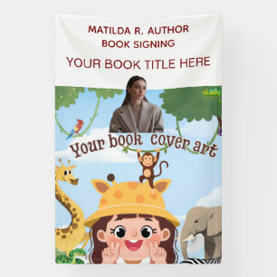 Book Signing Author Book Launch Promotional Banner