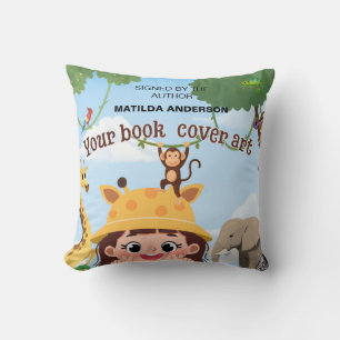 Book Signing Author Book Launch Promotional Throw Pillow