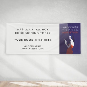 Book Signing   Author Cover Artwork Promotional  Banner